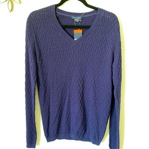 NWT Tommy Hilfiger navy knit sweater